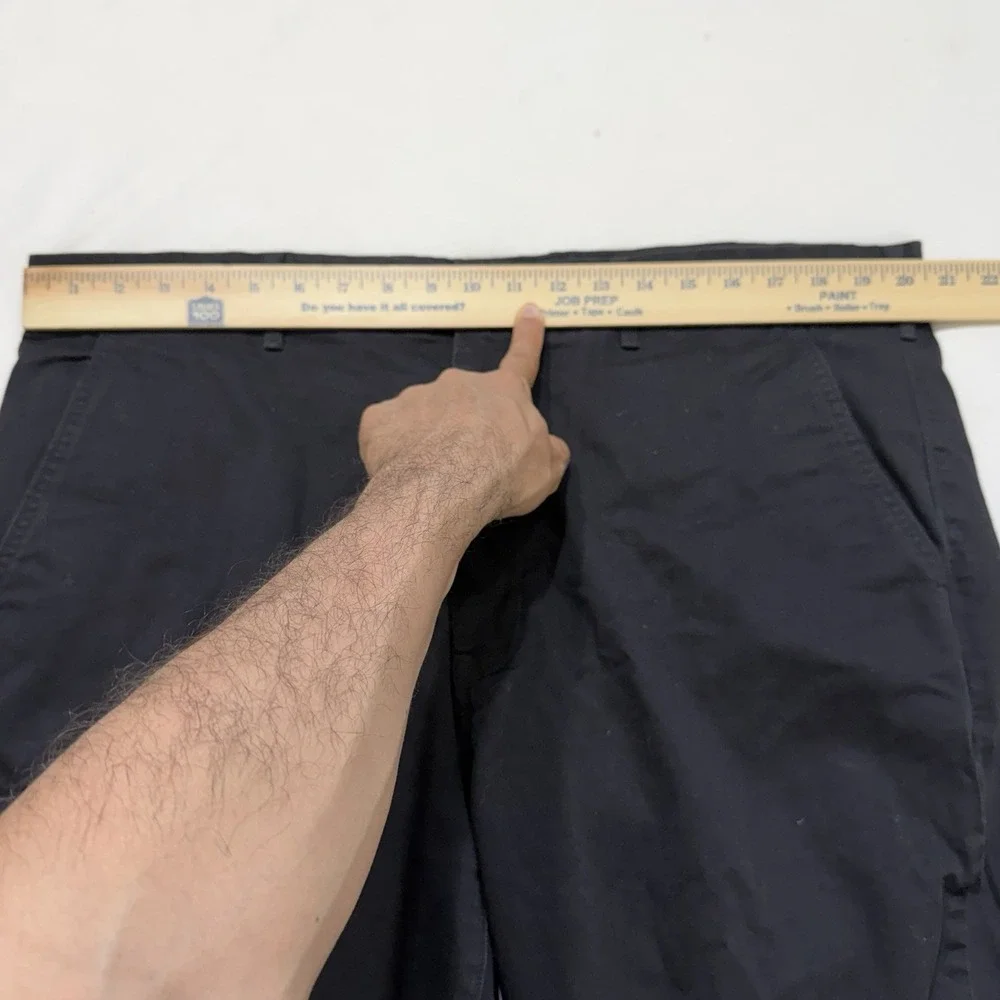 Levi Strauss Black Chino Pants Mens Stretch‎ Straight Casual Work